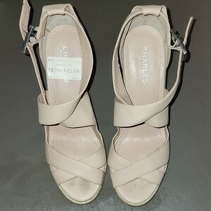 Charlies Nude Strappy Heels